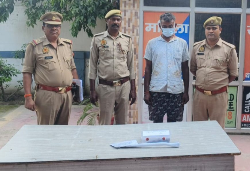 Hardoi : माधौगंज में अवैध शस्त्र के साथ एक गिरफ्तार, गाली-गलौज और धमकी का मामला दर्ज