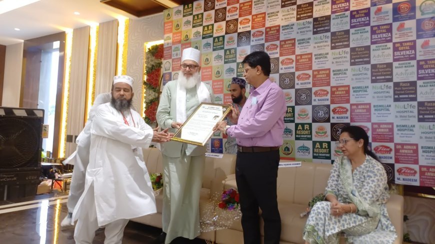 Sambhal : ऑल इंडिया उलेमा मशाईख बोर्ड व अल अशरफ ट्रस्ट ने लगाया विशाल स्वास्थ्य शिविर