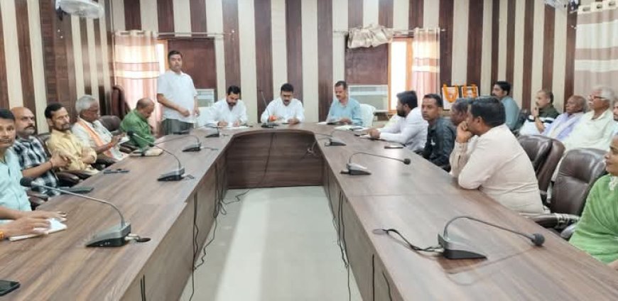 Sitapur : जिले के सभी ब्लाकों में भाजपा की कार्यशाला आयोजित