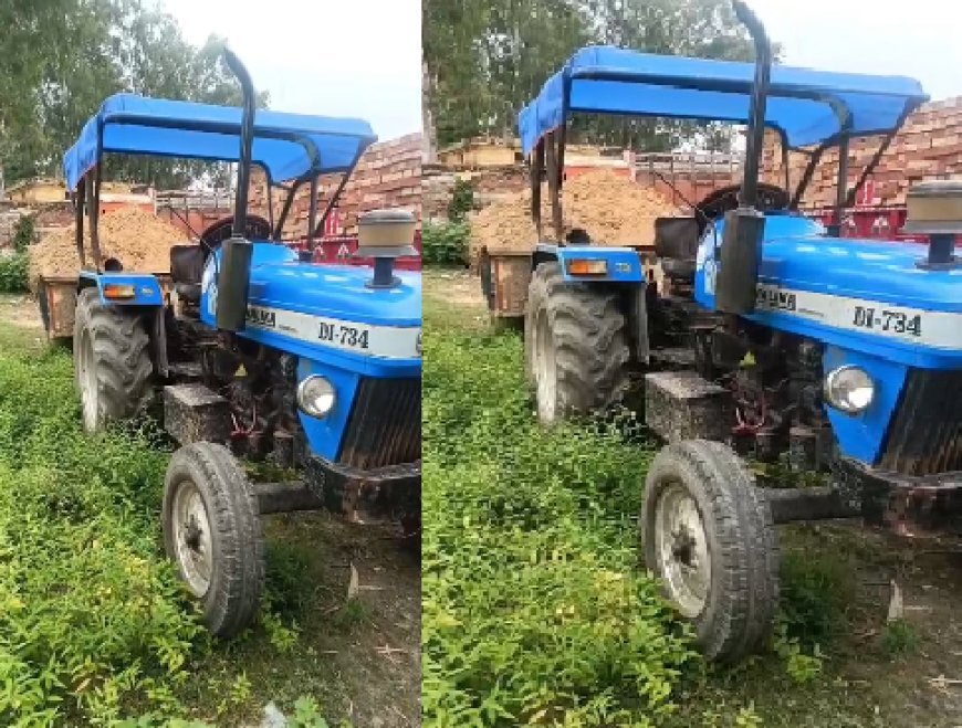Hardoi : सांडी पुलिस ने अवैध मिट्टी खनन के मामले में ट्रैक्टर-ट्राली सीज की, चालक गिरफ्तार