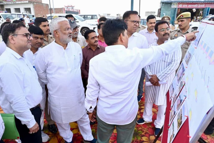 Shahjahanpur : जल शक्ति मंत्री का शाहजहांपुर दौरा, गर्रा नदी परियोजना का निरीक्षण