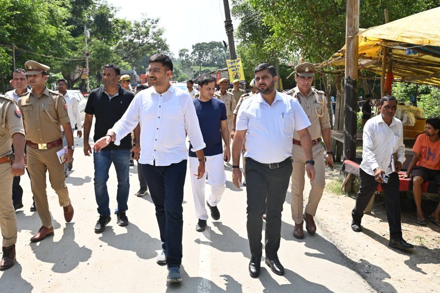 Saharanpur : शाकम्भरी देवी मेले का जिलाधिकारी और वरिष्ठ पुलिस अधीक्षक ने लिया जायजा