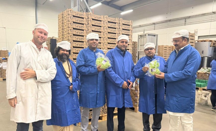 Lucknow : उत्तर प्रदेश के उद्यान मंत्री दिनेश प्रताप सिंह डेनमार्क के शहद सम्मेलन में शामिल