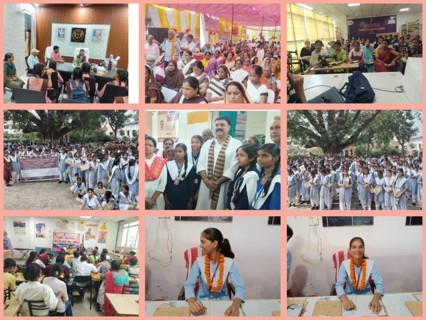 Sitapur : मिशन शक्ति एवं स्वस्थ नारी सशक्त परिवार अभियान का हुआ आयोजन।