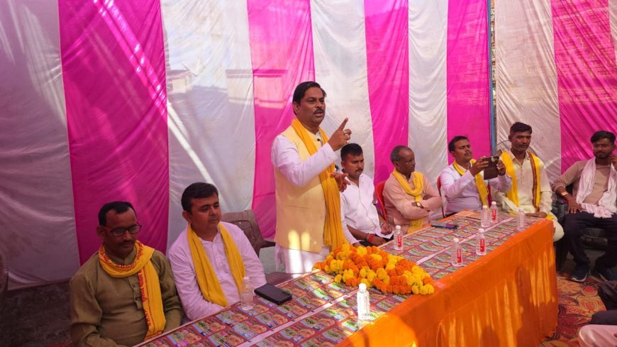 Hardoi : पिपरी मनकापुर में सुहेलदेव भारतीय समाज पार्टी की जन चौपाल, सुनील अर्कवंशी ने सामाजिक न्याय पर जोर दिया