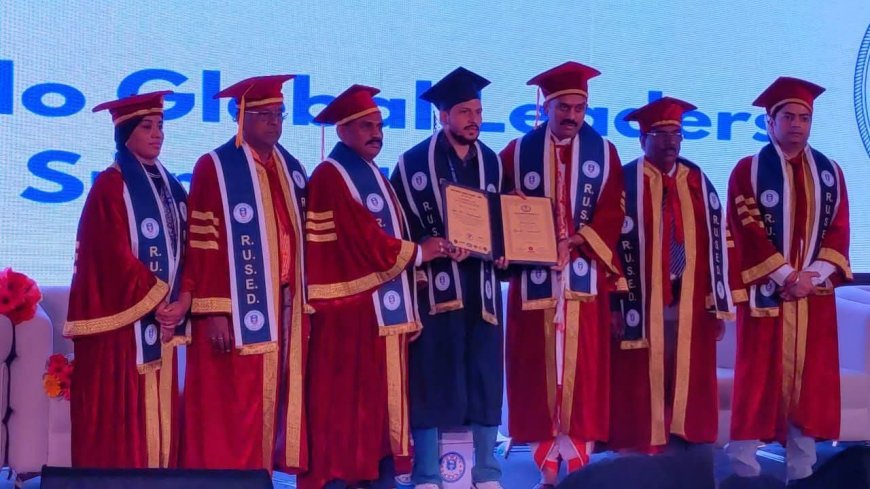 Delhi : शामली के डॉ. मुज़म्मिल थानवी को अमेरिकी विश्वविद्यालय से मानद डॉक्टरेट