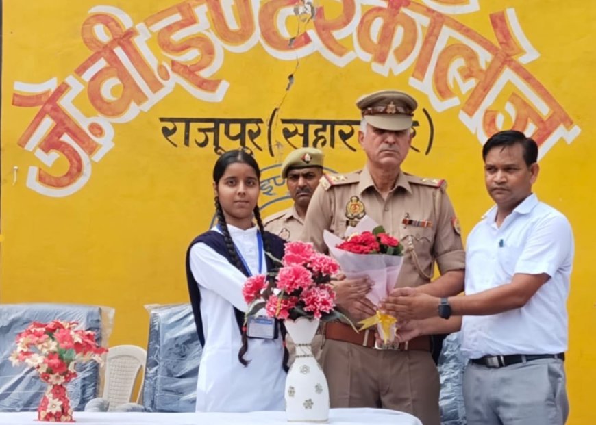 Deoband : 12वीं की छात्रा आयशा को एक दिन का प्रधानाचार्य बनाया गया