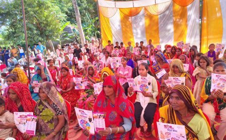 Sitapur : मिशन शक्ति अभियान में गूंजा महिला सशक्तिकरण का संदेश, एसडीएम व सीओ ने महिला एवं बालिकाओं को दिया आत्मविश्वास का पाठ