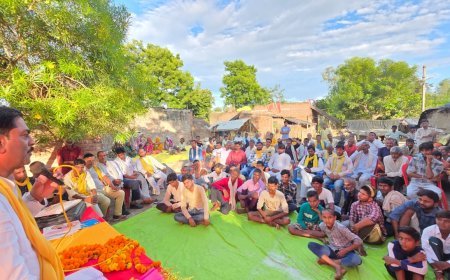 Hardoi : सुहेलदेव भारतीय समाज पार्टी ने पंचायत चुनाव में अधिक सीटों पर लड़ने का लिया फैसला, ग्रामीणों से संपर्क तेज