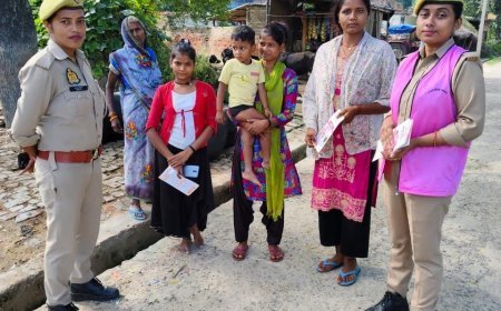 Hardoi : मिशन शक्ति फेज 5.0 के तहत हरदोई पुलिस का विशेष जागरूकता अभियान, महिलाओं को सुरक्षा और अधिकारों की दी जानकारी