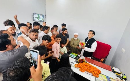 Saharanpur : गागलहेड़ी पहुंचने पर ग्रामीणों ने विधायक आशु मलिक का किया भव्य स्वागत