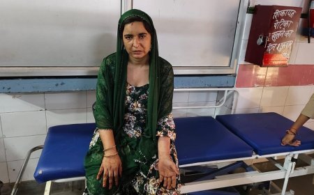 Sambhal: दहेज की मांग पर नवविवाहिता को तीन दिन तक कमरे में बंद कर बेरहमी से पीटा।