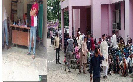 Sitapur : सीतापुर में दिव्यांग परीक्षण बोर्ड की देरी से लोगों को हो रही परेशानी