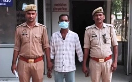 Hardoi : हरदोई में बस की टक्कर से मौत के मामले में एक अभियुक्त गिरफ्तार