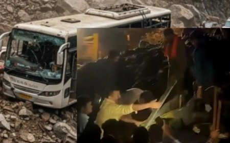 हिमाचल प्रदेश के बिलासपुर में भूस्खलन से बस पर मलबा गिरा: 18 लोगों की मौत, तीन बचाए गए, पीएम ने दो लाख रुपये मुआवजे की घोषणा की। 