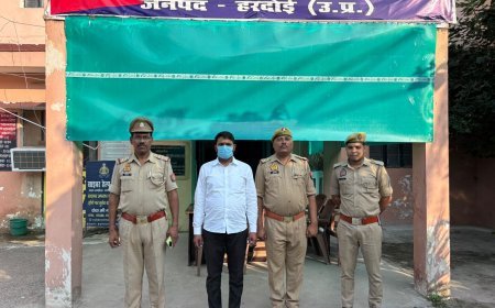 Hardoi : हरदोई में 25 हजार के इनामी अपराधी धर्मेंद्र उर्फ डीके गिरफ्तार