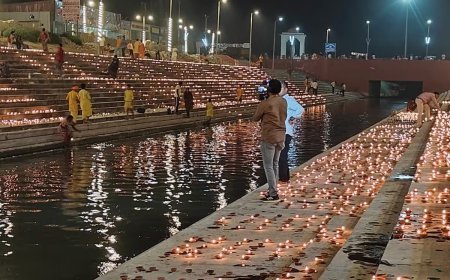 Lucknow : अयोध्या दीपोत्सव-2025 की तैयारियों का पर्यटन मंत्री जयवीर सिंह ने लिया जायजा