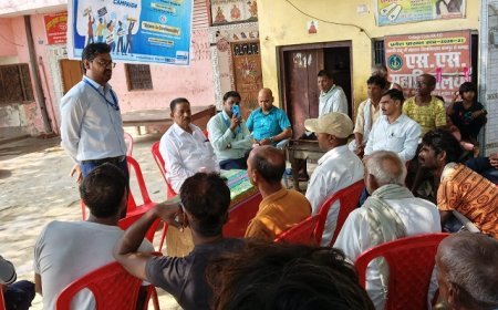 Hardoi: बैंक ऑफ इंडिया, शाखा शाहाबाद ने सतर्कता जागरूकता अभियान चलाया। 