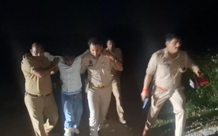 सम्भल में पुलिस और पच्चीस हजार के इनामी लुटेरे में मुठभेड़, दोनों ओर से चली गोलियां – बदमाश व सिपाही घायल।