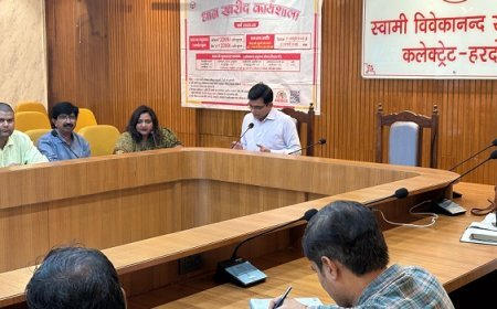 Hardoi: कलेक्ट्रेट सभागार में अपर जिलाधिकारी की अध्यक्षता में धान खरीद कार्यशाला सम्पन्न। 