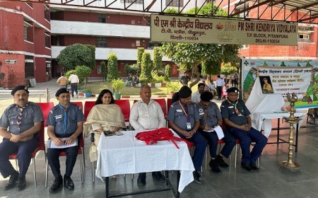 Delhi: केंद्रीय विद्यालय संगठन, दिल्ली क्षेत्र द्वारा स्काउट द्वितीय सोपान प्रशिक्षण शिविर का शुभारंभ।