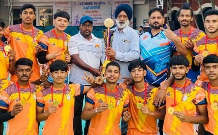 यूएस नगर की कबड्डी टीम ने देहरादून को 24 अंको से मात देकर 6 वी बार स्टेट चैंपियन बनी।