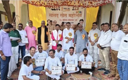 Sitapur : सांसद खेल महोत्सव का हुआ भव्य उद्घाटन