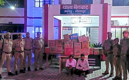 Sitapur : पुलिस ने अवैध पटाखा भण्डारण में शामिल दो आरोपी गिरफ्तार।