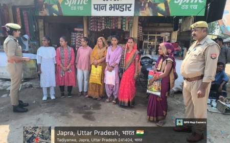 Hardoi : हरदोई में मिशन शक्ति फेज 5.0 के तहत महिलाओं को जागरूक करने का अभियान