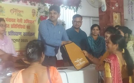 Hardoi: मिशन शक्ति 5.0 के तहत महिला प्रधानों का प्रशिक्षण शुरू। 