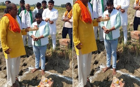 Sitapur: जरिगवां में वृद्धा आश्रम निर्माण कार्य का शुभारंभ, बुजुर्गों को मिलेगा सम्मान और सहारा। 