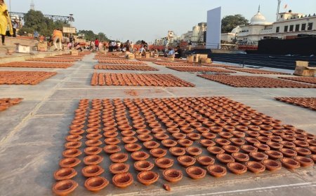 Ayodhya Deepotsav 2025: जय श्रीराम के उद्घोष के साथ राम की पैड़ी के लिए रवाना हुए वालंटियर, 56 घाटों पर शुरू हुआ दीप सजाने का कार्य, 28 लाख दीपों की तैयारी। 