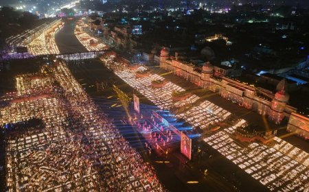 Ayodhya: दीपोत्सव पर पूरे प्रदेश में 1 करोड़ 51 लाख दीप जल रहे, अयोध्या धाम में 26 लाख से अधिक: सीएम योगी 