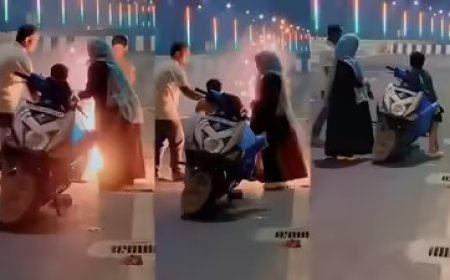 साम्प्रदायिक सद्भाव की मिसाल: मुस्लिम परिवार ने सड़क पर मनाई दिवाली, वायरल वीडियो ने जीता लाखों दिल।