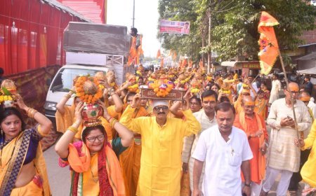 Kanpur : कलश यात्रा का भव्य आयोजन, महादेवन मंदिर पर समापन, हवन भंडारे का आयोजन 30 अक्टूबर को होगा