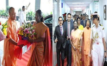 Ghaziabad: गाजियाबाद में यशोदा मेडिसिटी के लोकार्पण समारोह में सम्मिलित हुए मुख्यमंत्री योगी आदित्यनाथ ।