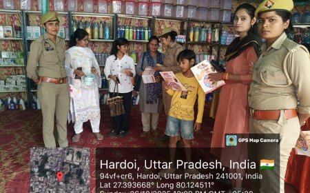 Hardoi : मिशन शक्ति फेज-5.0- महिलाओं की सुरक्षा और जागरूकता के लिए अभियान