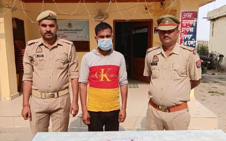 Hardoi : थाना सांडी में चोरी के मामले में अभियुक्त गिरफ्तार, सामान बरामद