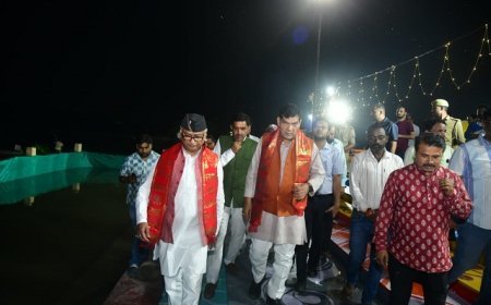 Lucknow: छठ पर्व की तैयारियों का मंत्री ने लिया जायजा, झूलेलाल, सांझीया, कुड़िया व मेहंदी घाटों का किया निरीक्षण। 