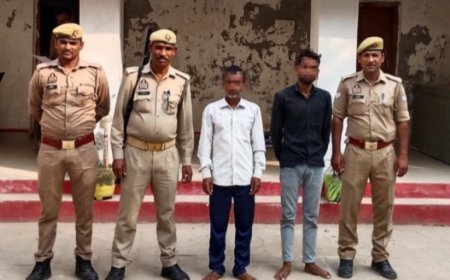 Hardoi : दो आरोपियों की गिरफ्तारी, पीड़ित के बेटे की आत्महत्या का मामला