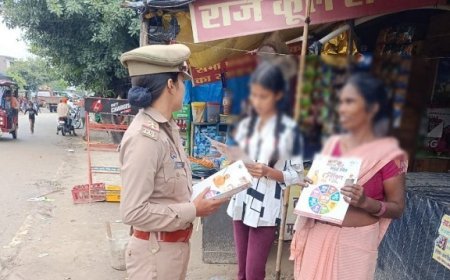 Hardoi: मिशन शक्ति टीम ने महिलाओं व छात्राओं को किया गया जागरूक।