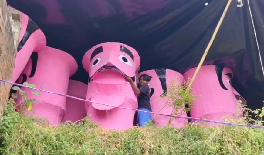 Sambhal : सम्भल में मजहबी एकता की मिसाल - मुस्लिम परिवार 46 साल से बना रहा रावण