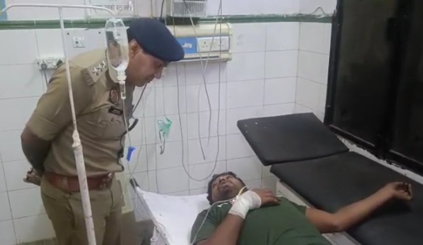 Sambhal : सम्भल में पुलिस मुठभेड़, ₹25 हज़ार का इनामी बदमाश अरशद गिरफ्तार