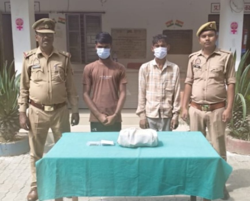 Hardoi : ई-रिक्शा चार्जर और नगदी लूटने वाले दो शातिर बदमाश गिरफ्तार