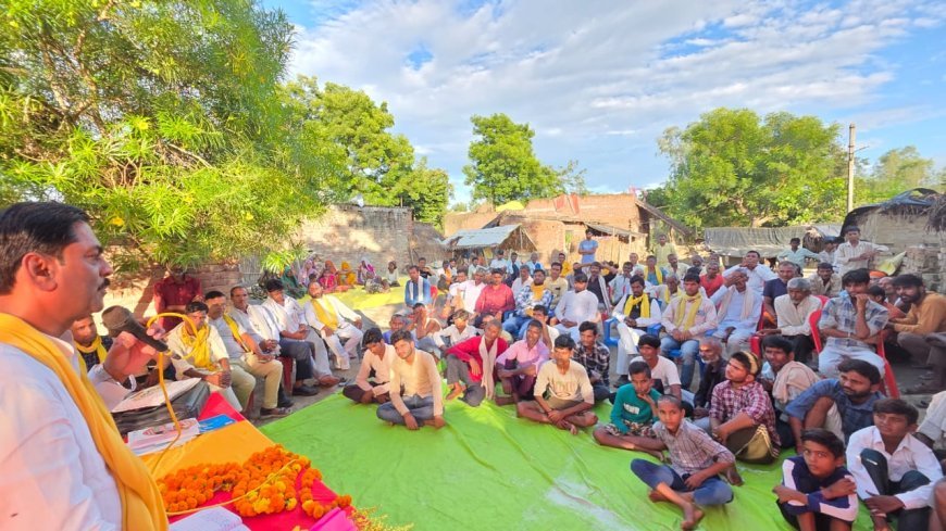 Hardoi : सुहेलदेव भारतीय समाज पार्टी ने पंचायत चुनाव में अधिक सीटों पर लड़ने का लिया फैसला, ग्रामीणों से संपर्क तेज