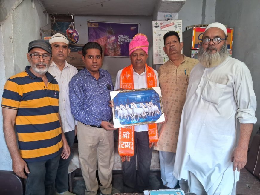 Deoband : ग्रामीण पत्रकार एसोसिएशन के नवनियुक्त मंडलाध्यक्ष का हुआ जोरदार स्वागत