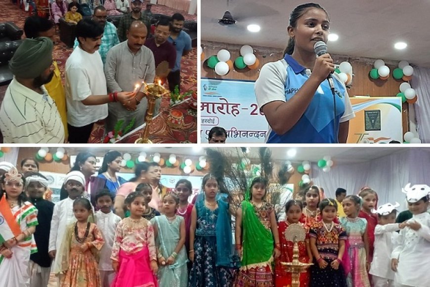 Hardoi: गांधी जयंती समारोह में लोकगीत व देशगीत प्रतियोगिताओं में बच्चों ने बिखेरा हुनर।