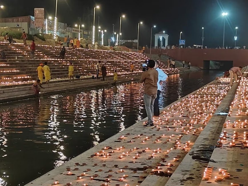 Lucknow : अयोध्या दीपोत्सव-2025 की तैयारियों का पर्यटन मंत्री जयवीर सिंह ने लिया जायजा