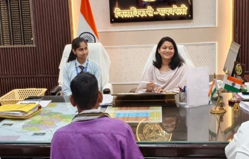 Lucknow : बालिकाओं ने थामा नेतृत्व का दायित्व, बनीं एक दिन की जिलाधिकारी आत्मविश्वास और सपनों को मिला नया आयाम