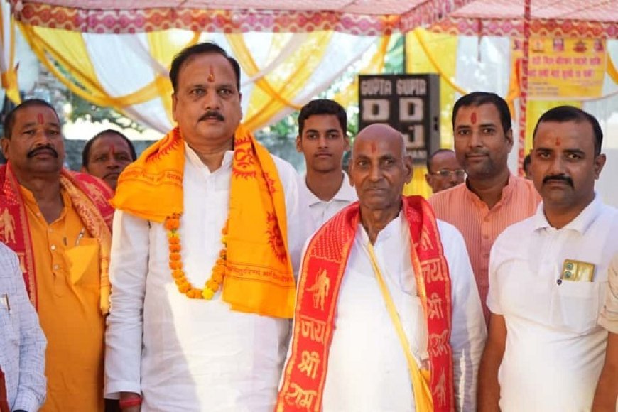 Hardoi: रेशम देवी सती मंदिर में 24 कुंडीय महायज्ञ व प्रज्ञा पुराण कथा संपन्न, भाजपा विधायक माधवेन्द्र प्रताप सिंह रानू रहे मौजूद।